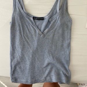 Brandy Melville blue striped tank